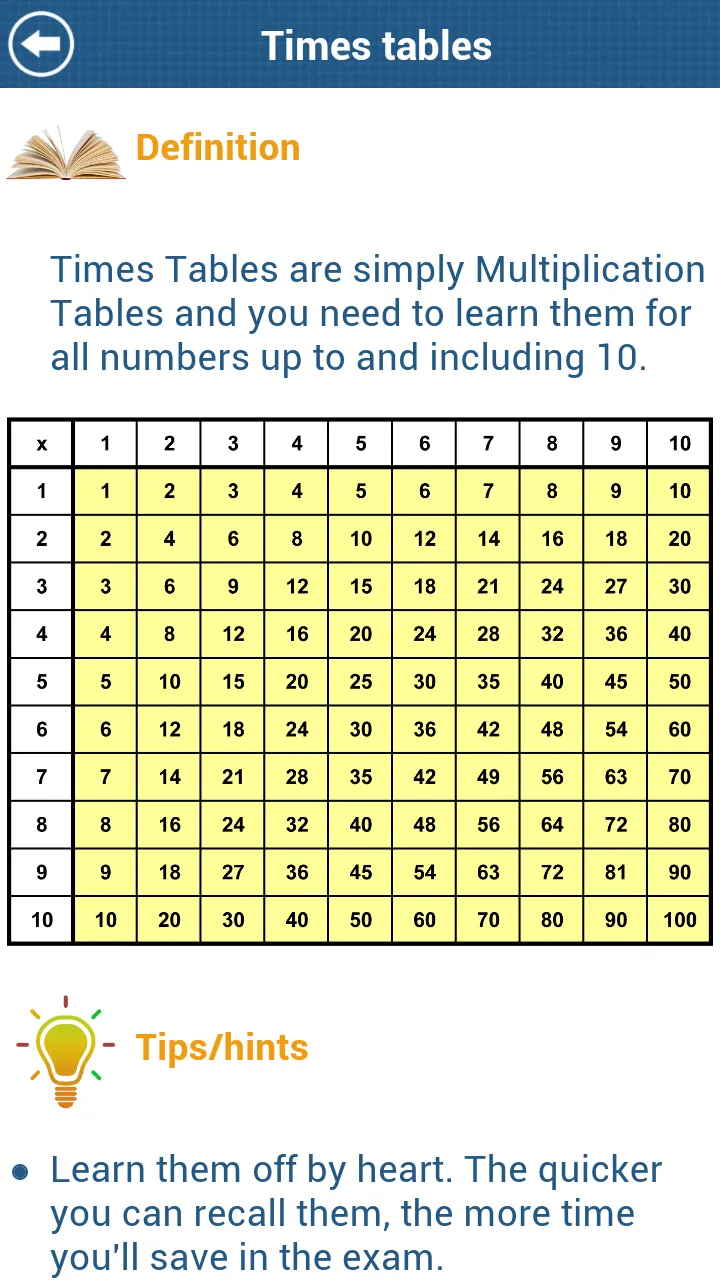 GCSE Maths Number Revision LE | Indus Appstore | Screenshot