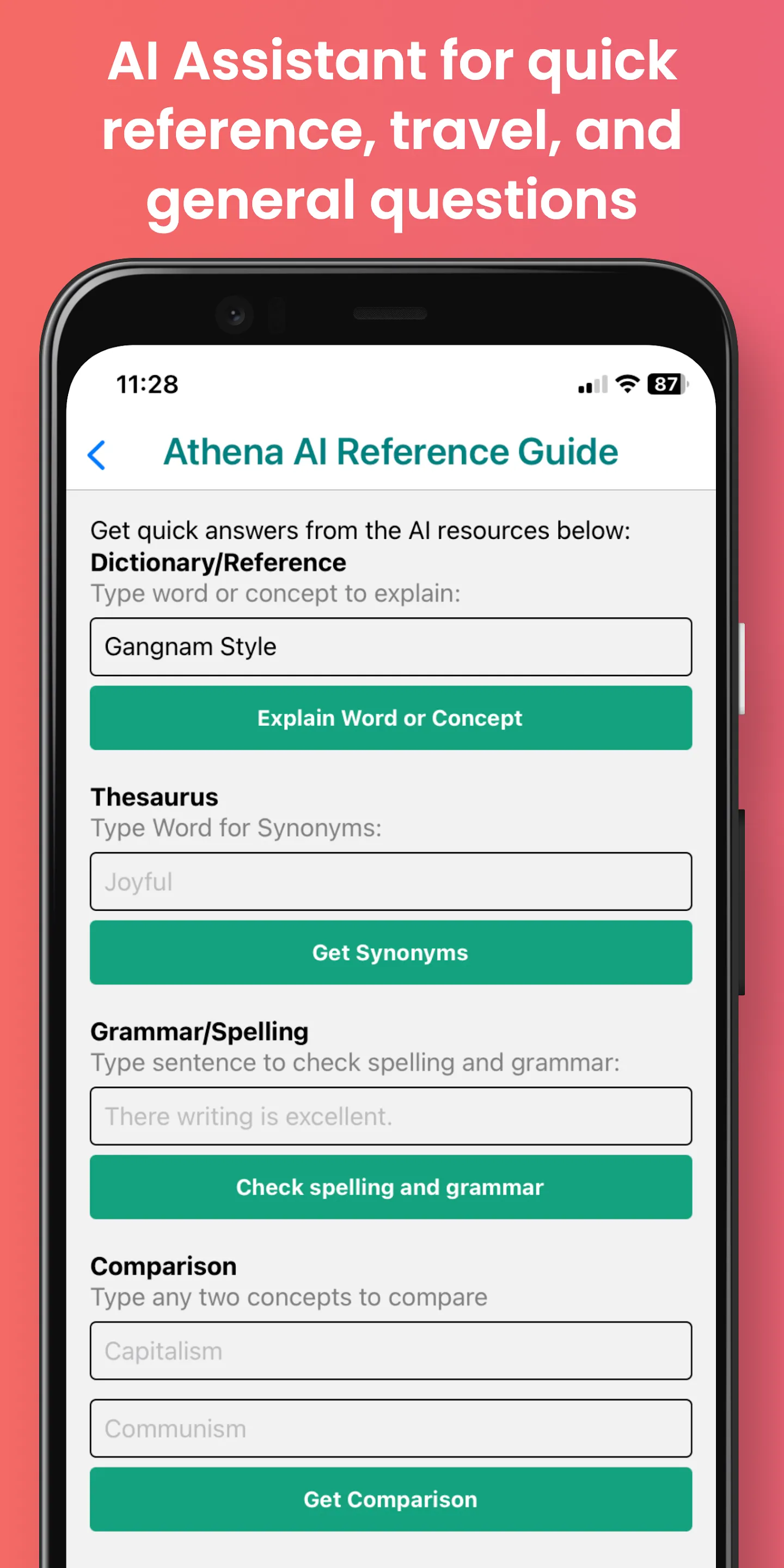 Athena AI Life AdvisorGPT | Indus Appstore | Screenshot