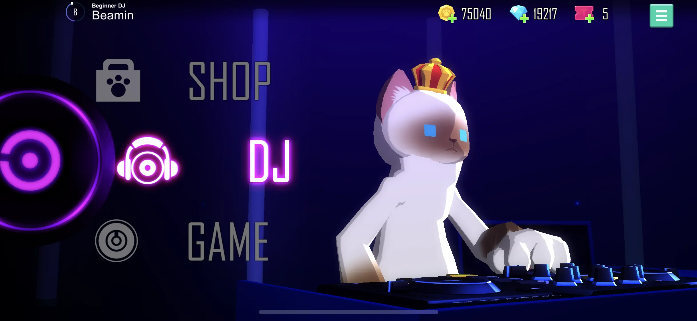 CAT THE DJ - Real DJing Game | Indus Appstore | Screenshot