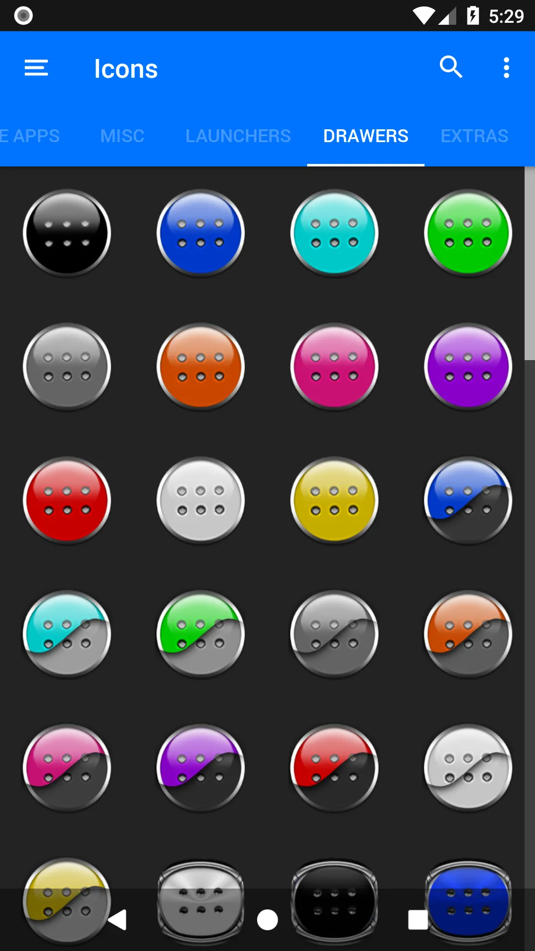 Pink and Black Icon Pack | Indus Appstore | Screenshot