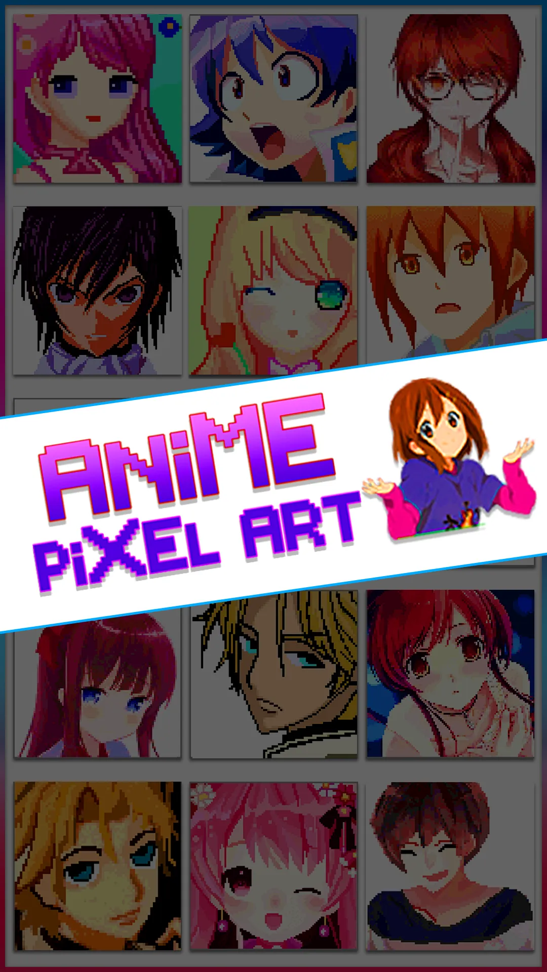 Anime Manga Pixel Art Coloring | Indus Appstore | Screenshot