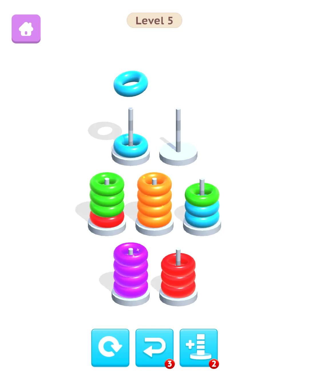 Hoop Color Puzzle | Indus Appstore | Screenshot