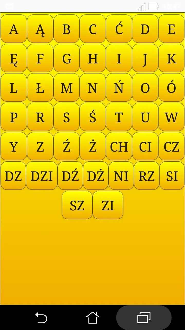 Polish alphabet for students | Indus Appstore | Screenshot