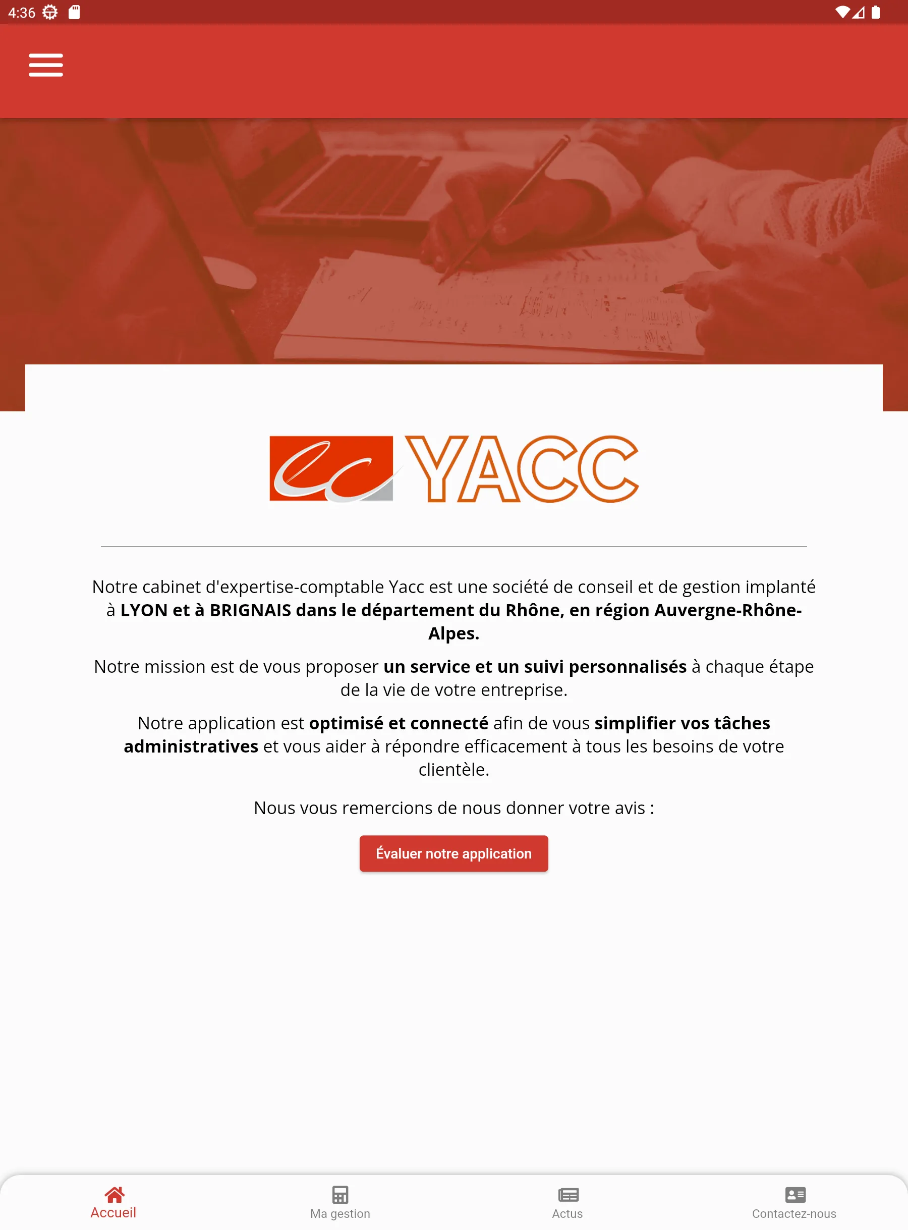 YACC - Expert-Comptable à Lyon | Indus Appstore | Screenshot