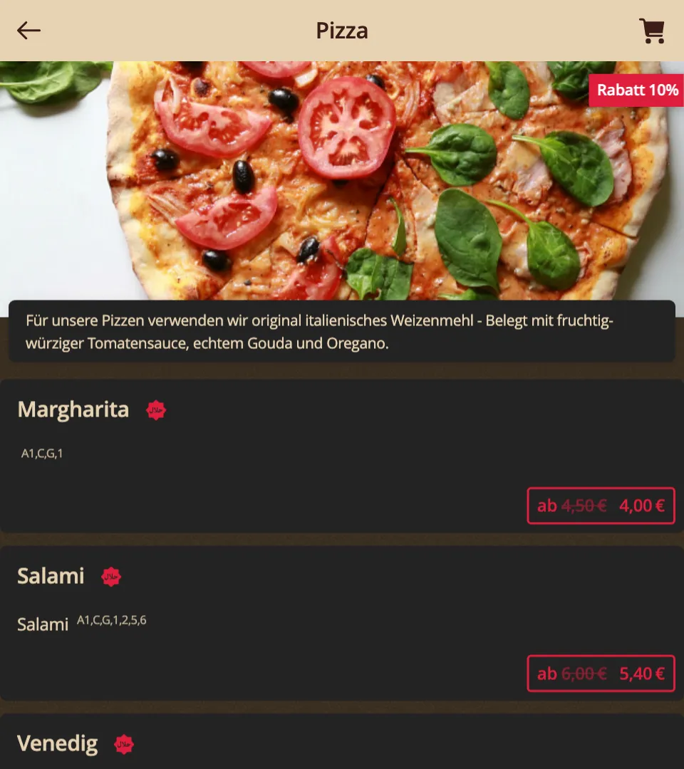 Milano's Pizzeria Velbert | Indus Appstore | Screenshot