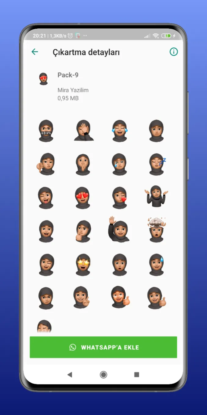 Muslim Islamic Sticker-Memoji  | Indus Appstore | Screenshot