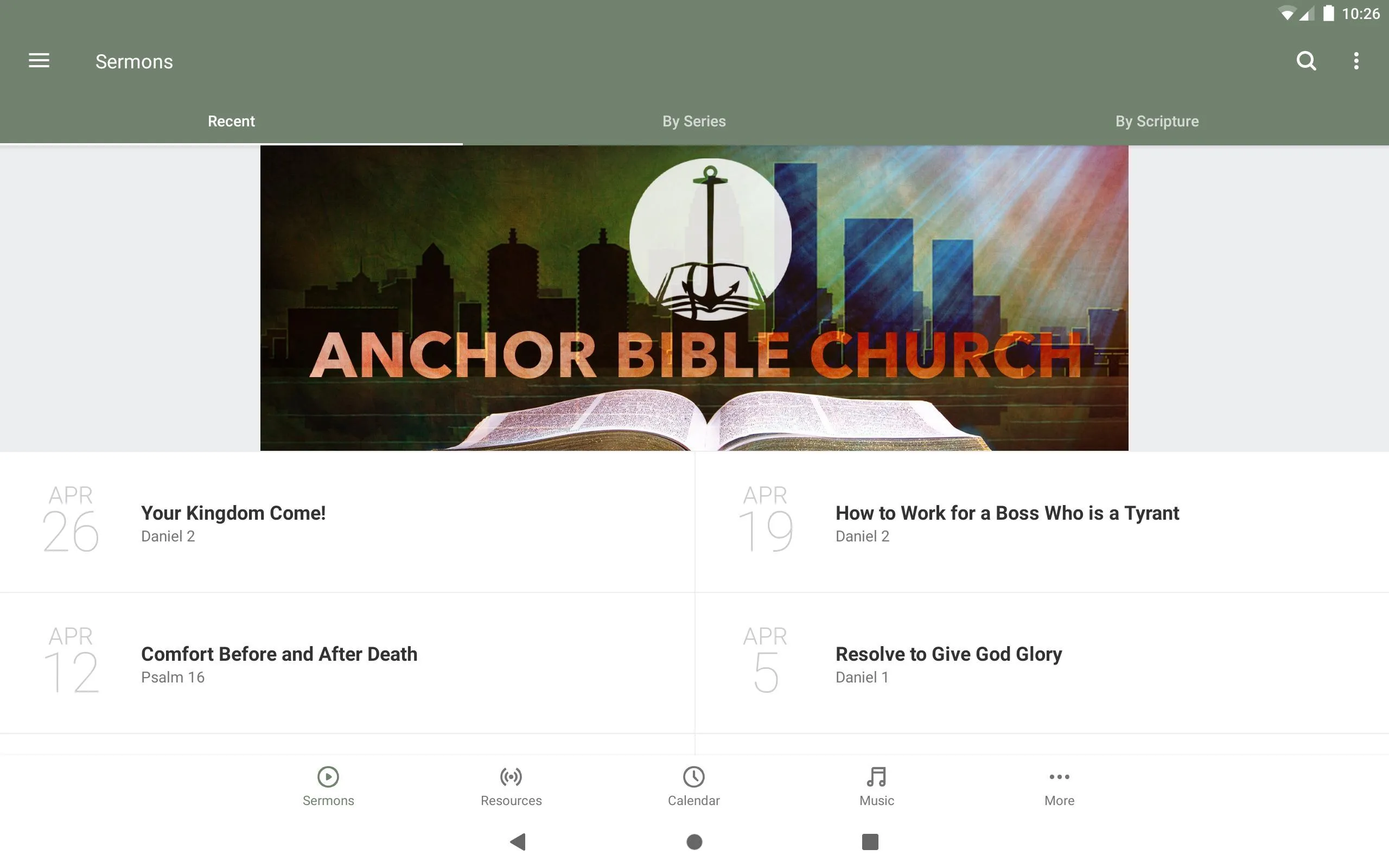 Anchor Bible Church | Indus Appstore | Screenshot