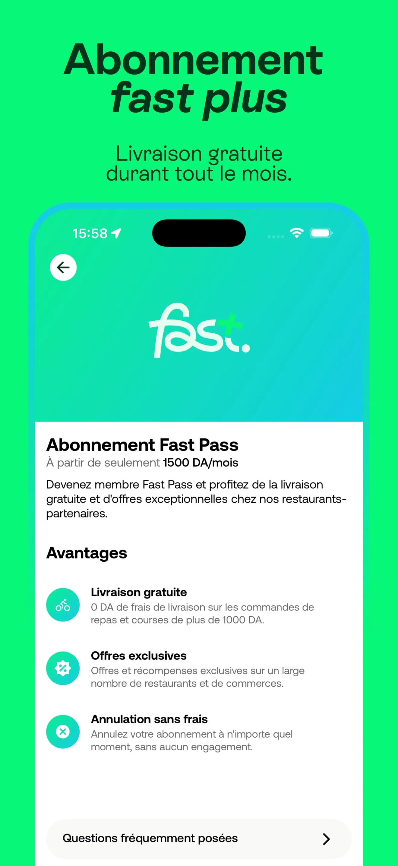 Fast: Livraison repas, courses | Indus Appstore | Screenshot