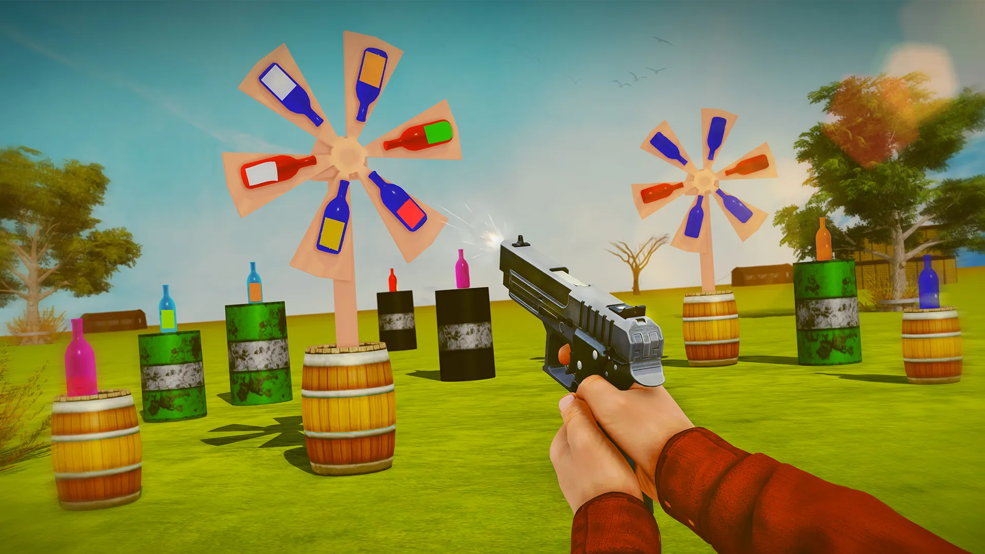 Bottle Shooting Gun Games | Indus Appstore | Screenshot