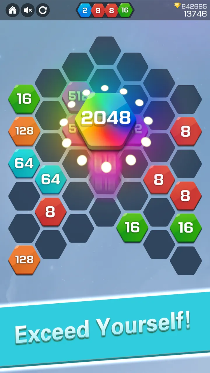 Merge Block Puzzle - 2048 Hexa | Indus Appstore | Screenshot