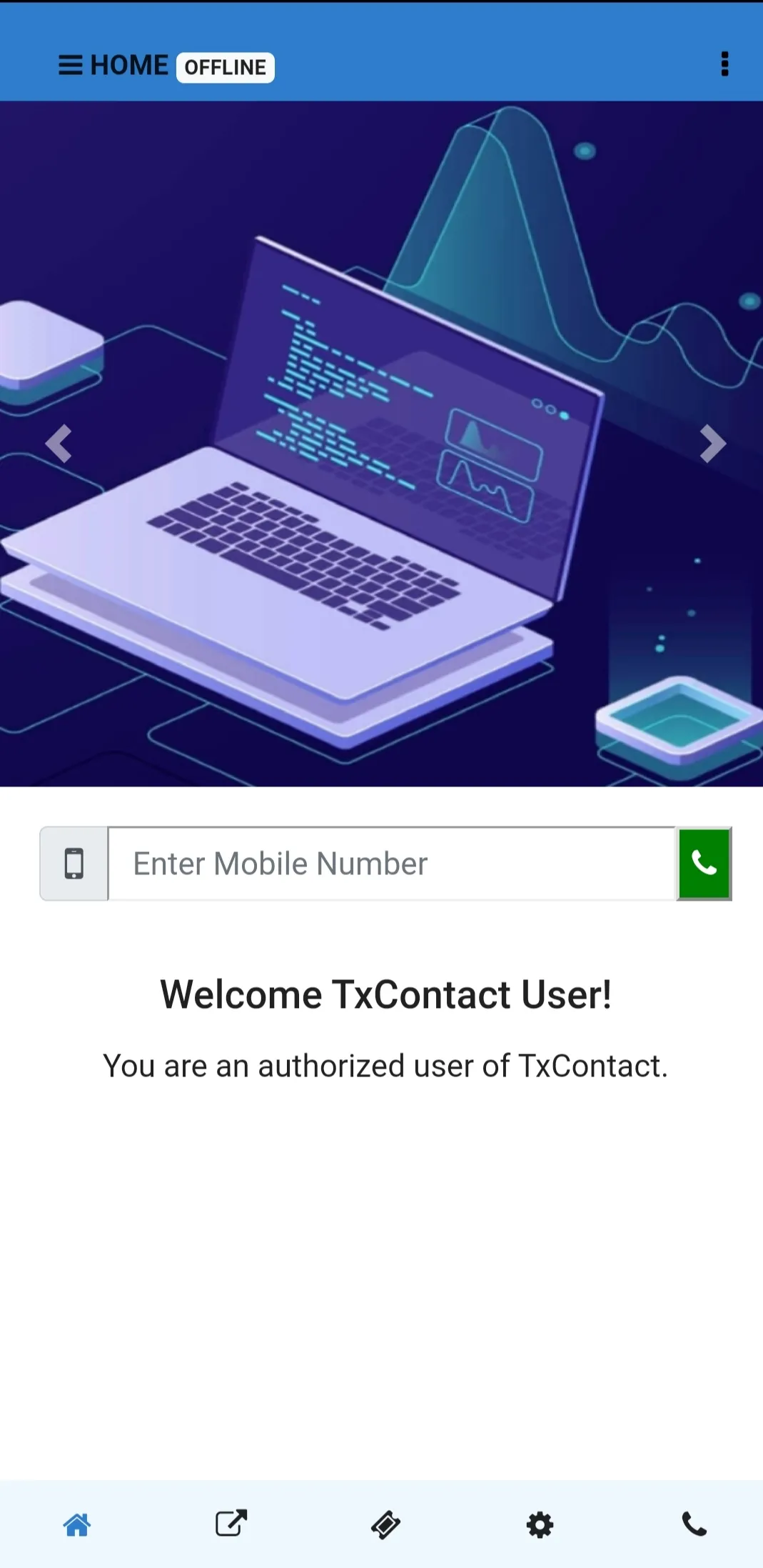 TxContact | Indus Appstore | Screenshot