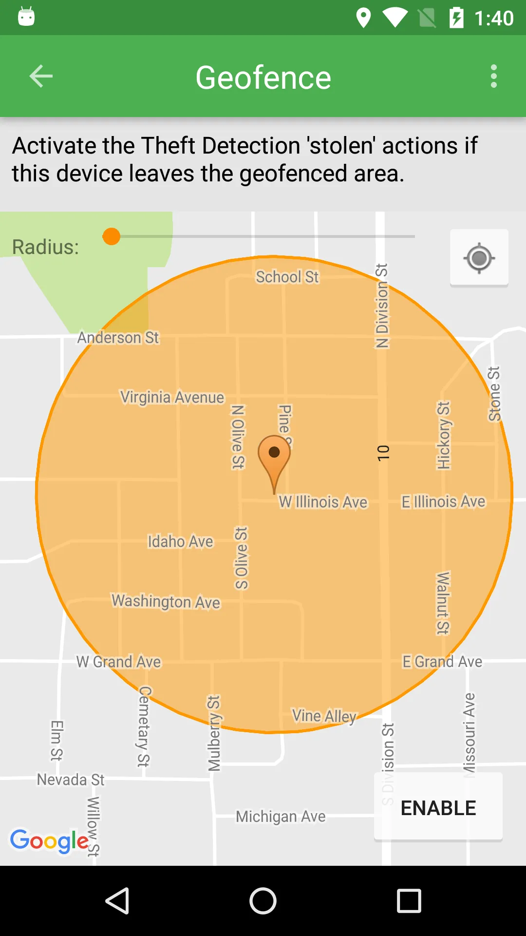 Wheres My Droid | Indus Appstore | Screenshot