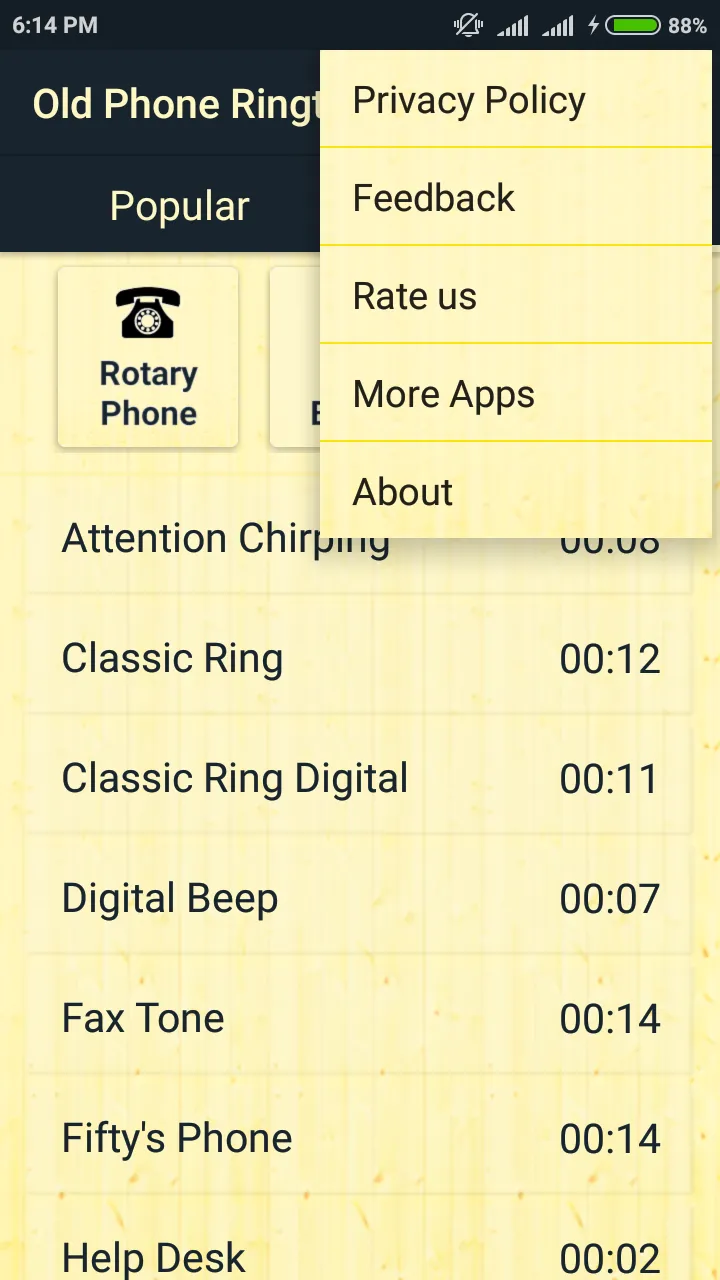 Old Phone Ringtones | Indus Appstore | Screenshot