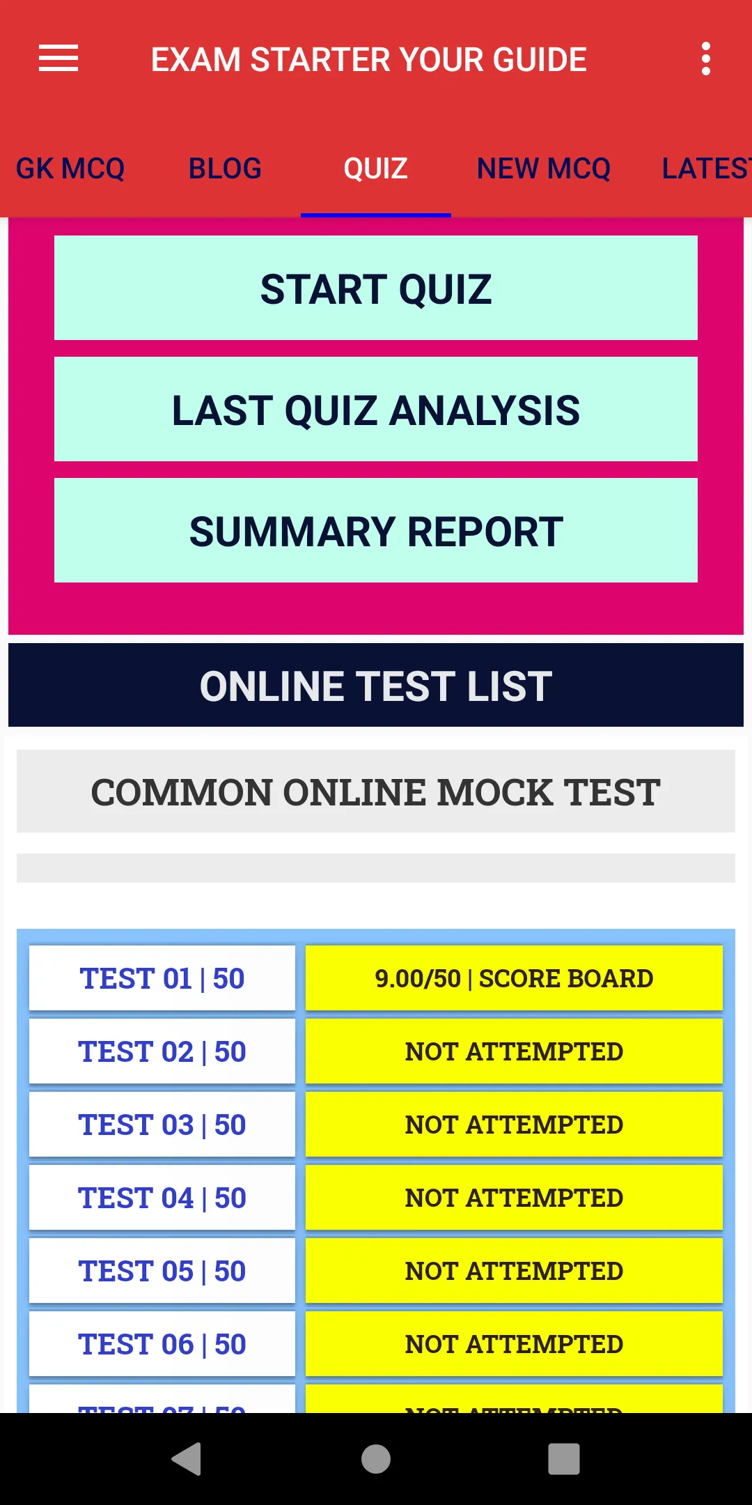 WBCS Exam Preparation MCQ Test | Indus Appstore | Screenshot