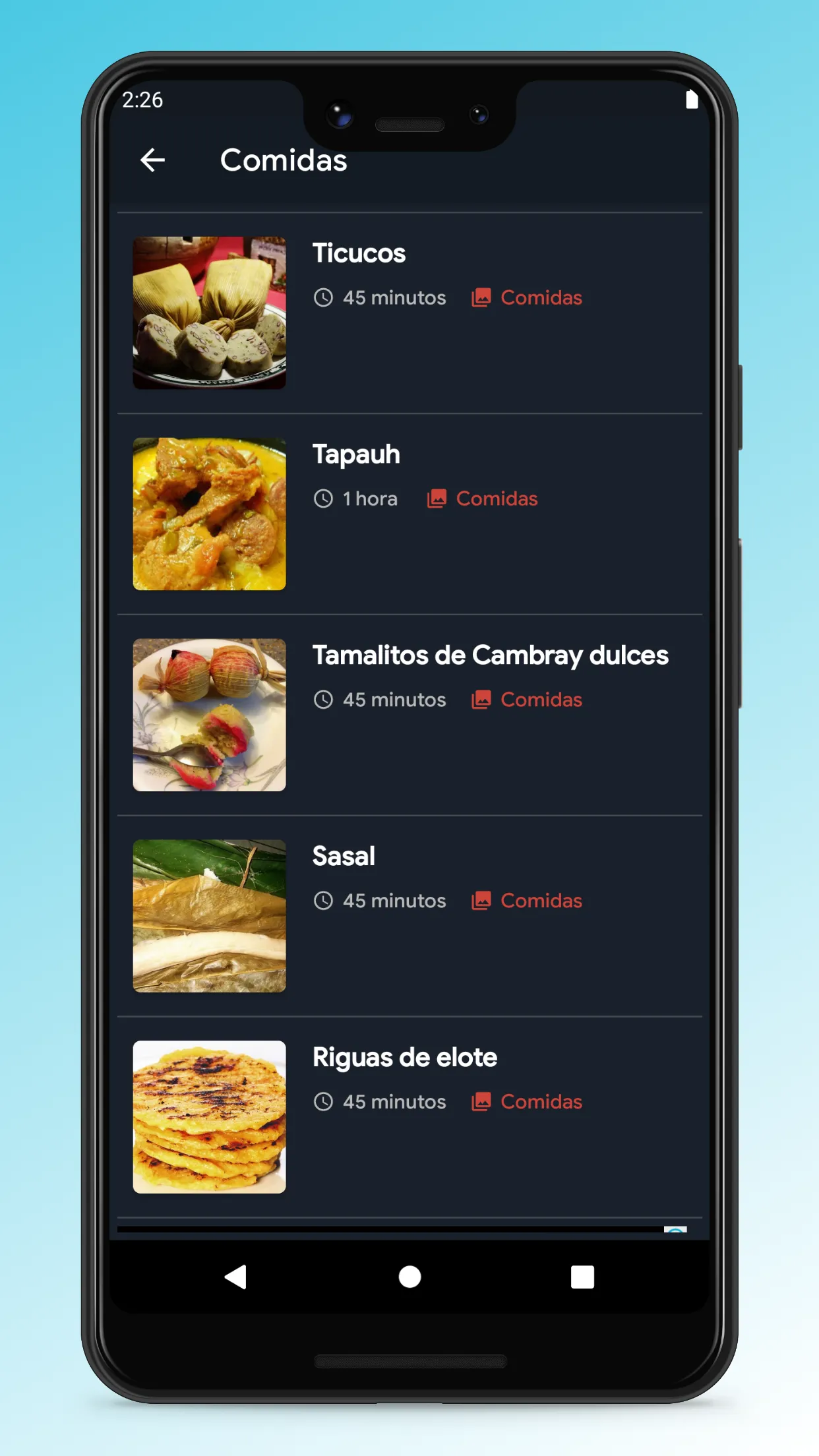 Honduran Recipes - Food App | Indus Appstore | Screenshot