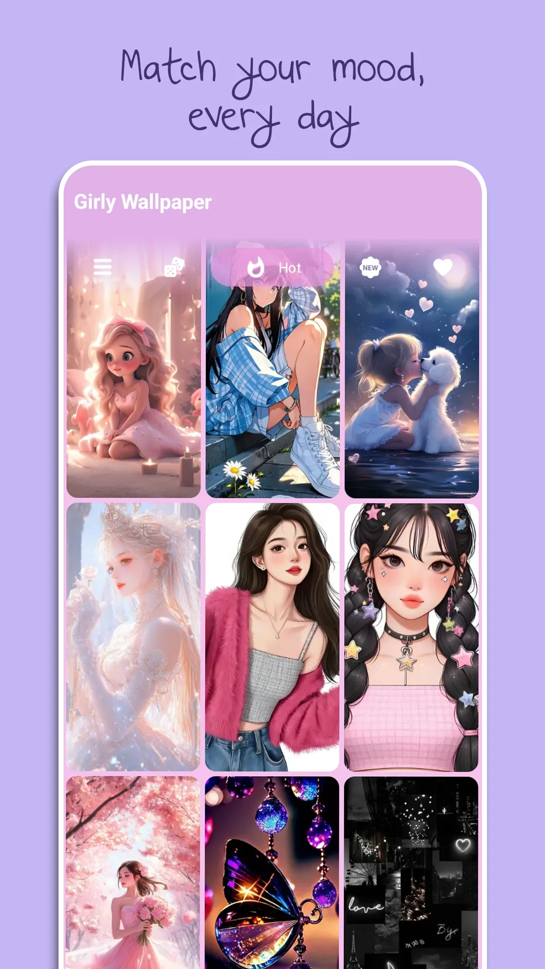 Cute Wallpapers for Girls | Indus Appstore | Screenshot