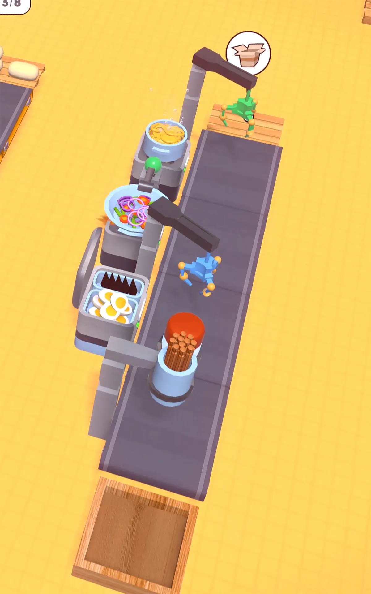 Conveyor Rush: Idle Food Games | Indus Appstore | Screenshot