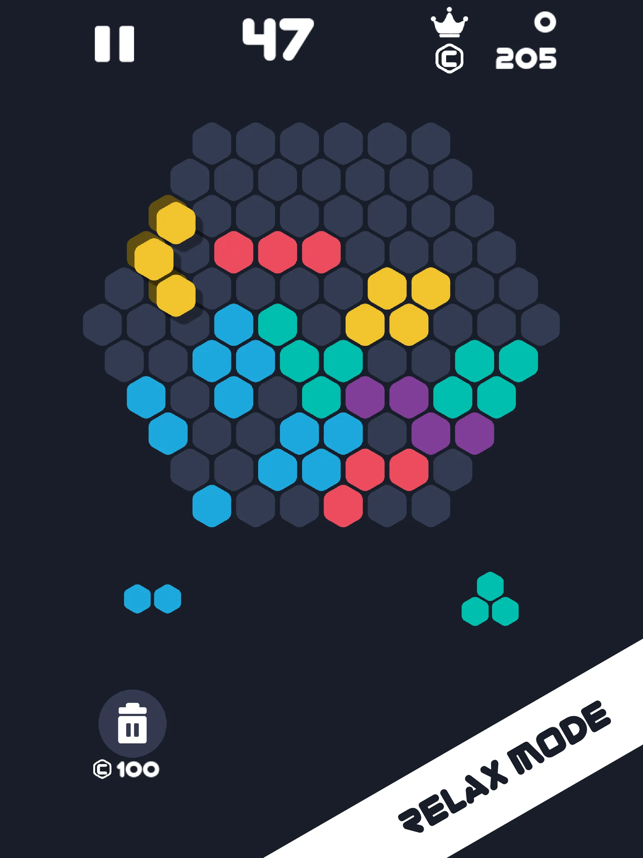 Hexa Brick: Hexagon Block 1010 | Indus Appstore | Screenshot