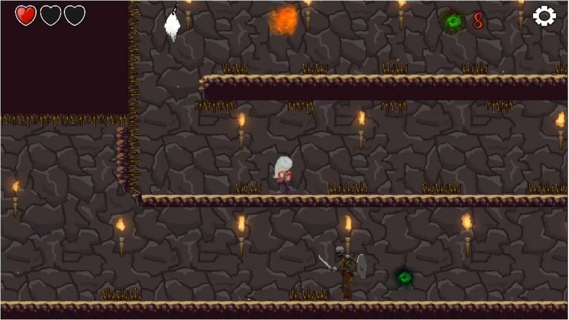 platformer game adventure girl | Indus Appstore | Screenshot