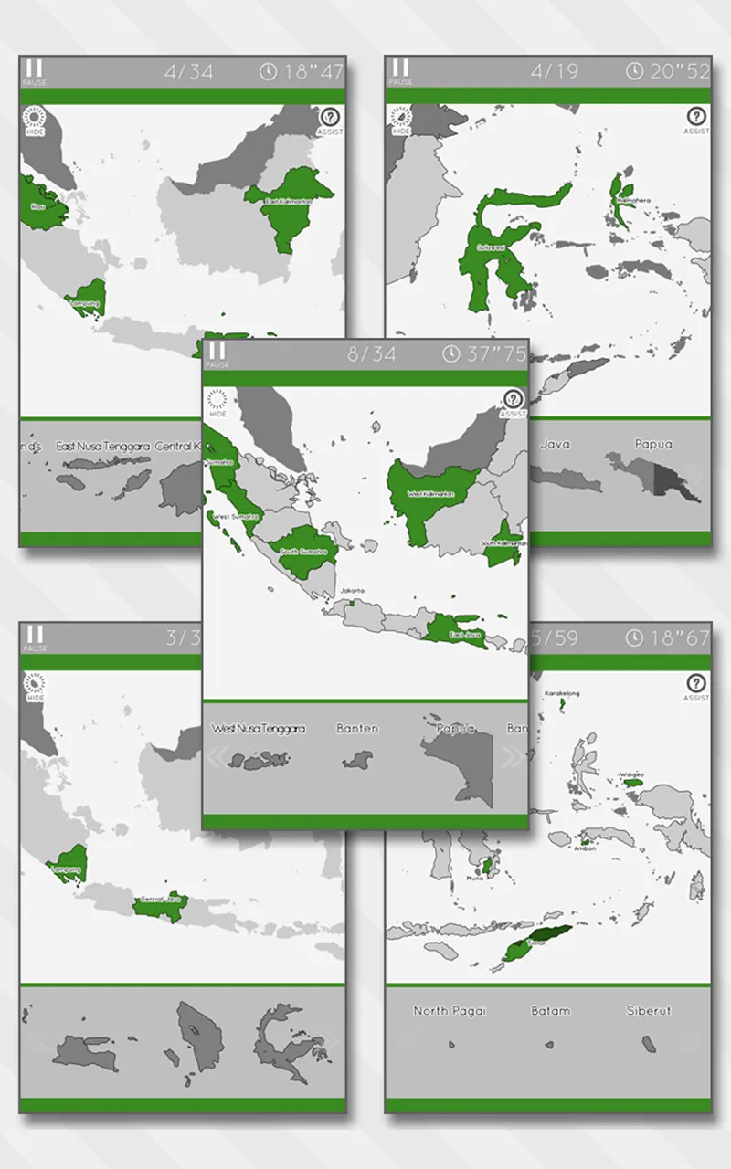 E.Learning IndonesiaMap Puzzle | Indus Appstore | Screenshot