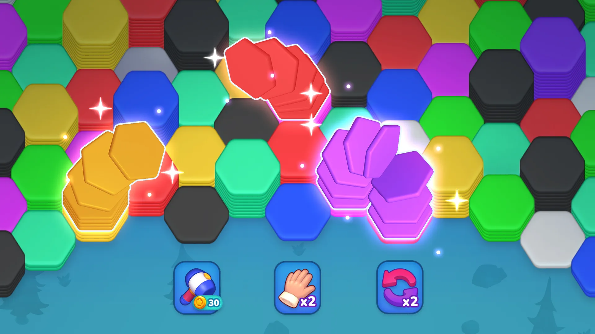 Hexa Merge: Tile Sort Puzzle | Indus Appstore | Screenshot