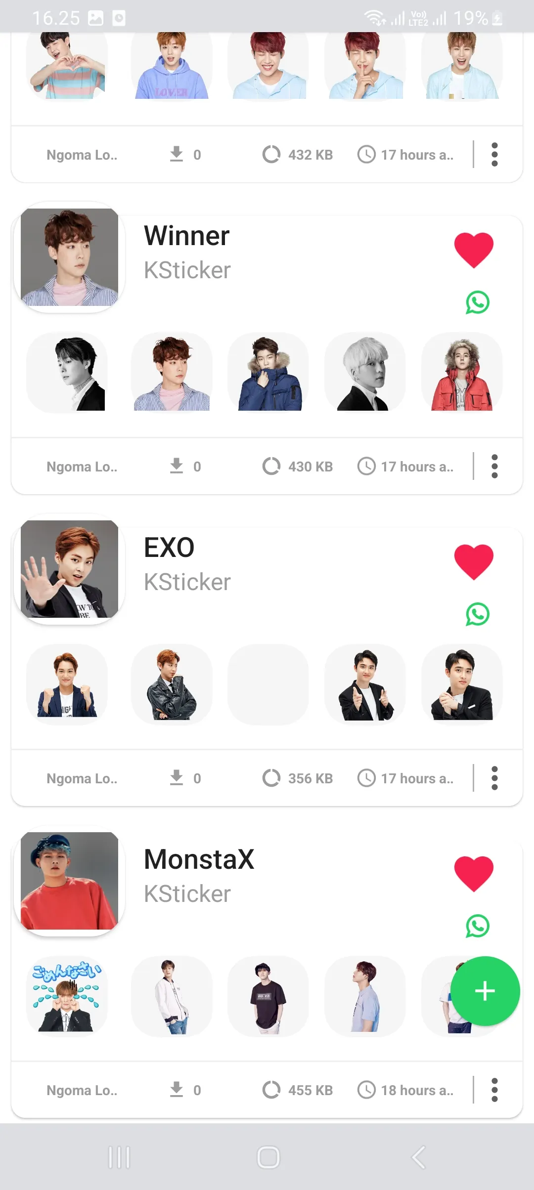 Kpop Sticker for WhatsApp | Indus Appstore | Screenshot