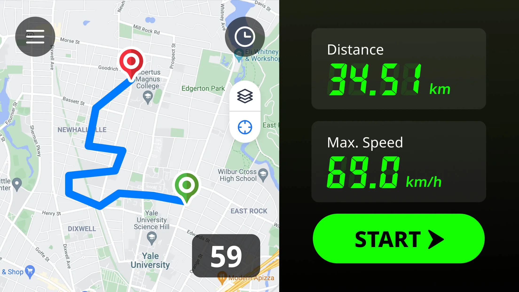 GPS Speedometer & Odometer | Indus Appstore | Screenshot