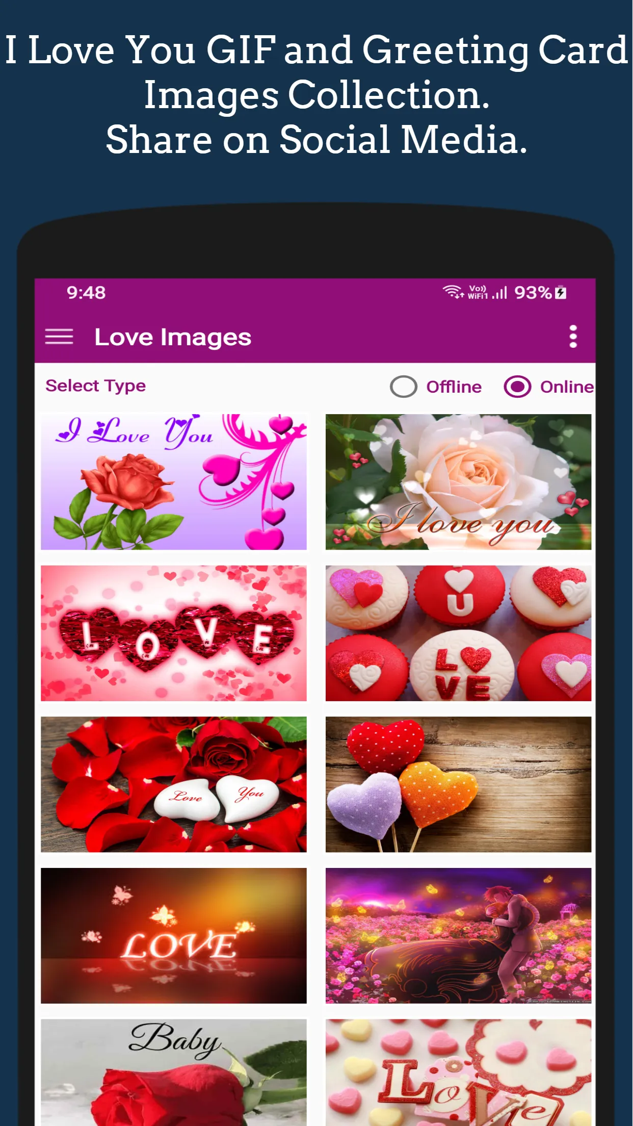 Love 3D GIF Images Collection. | Indus Appstore | Screenshot