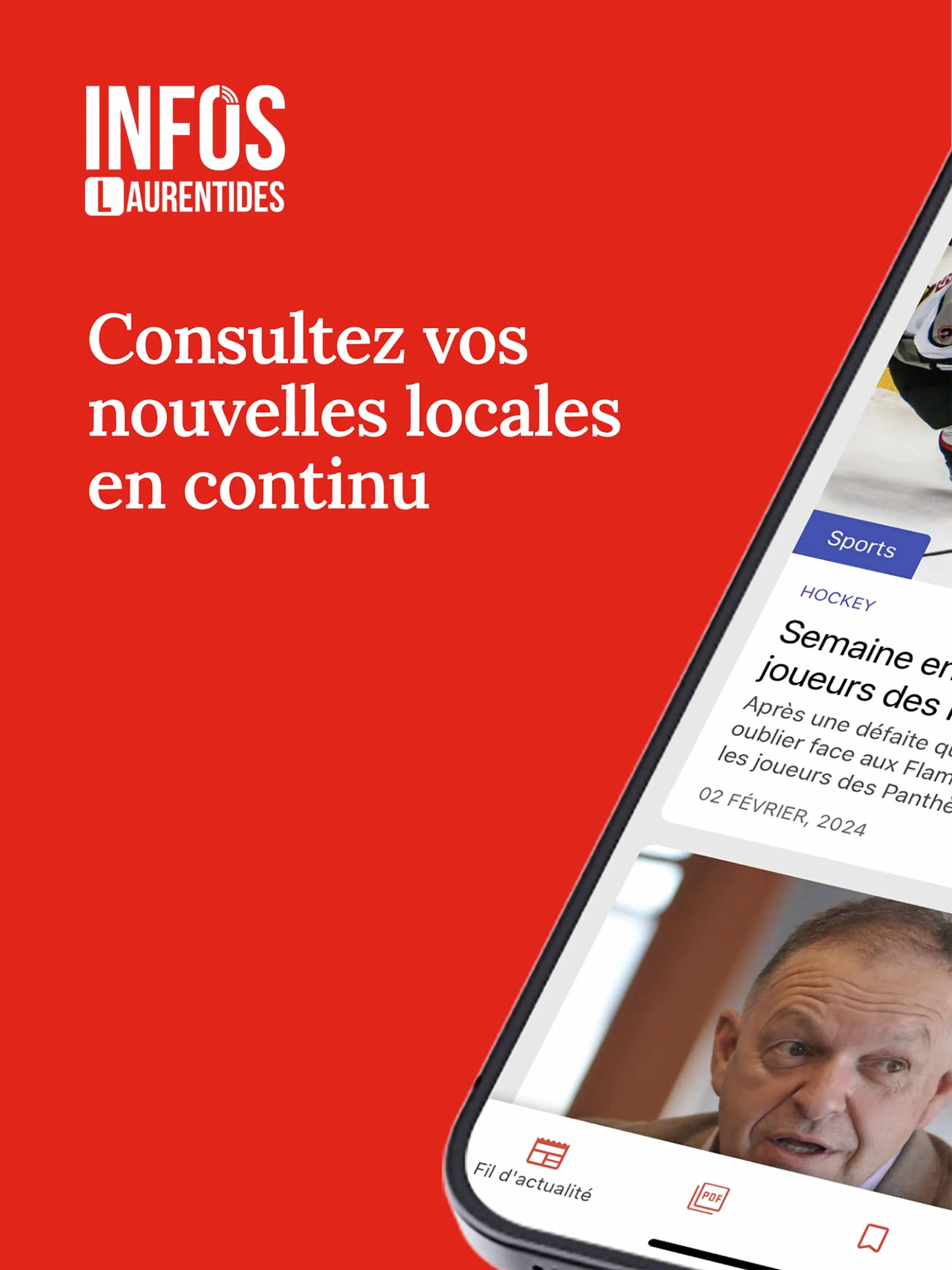 Journal Infos Laurentides | Indus Appstore | Screenshot