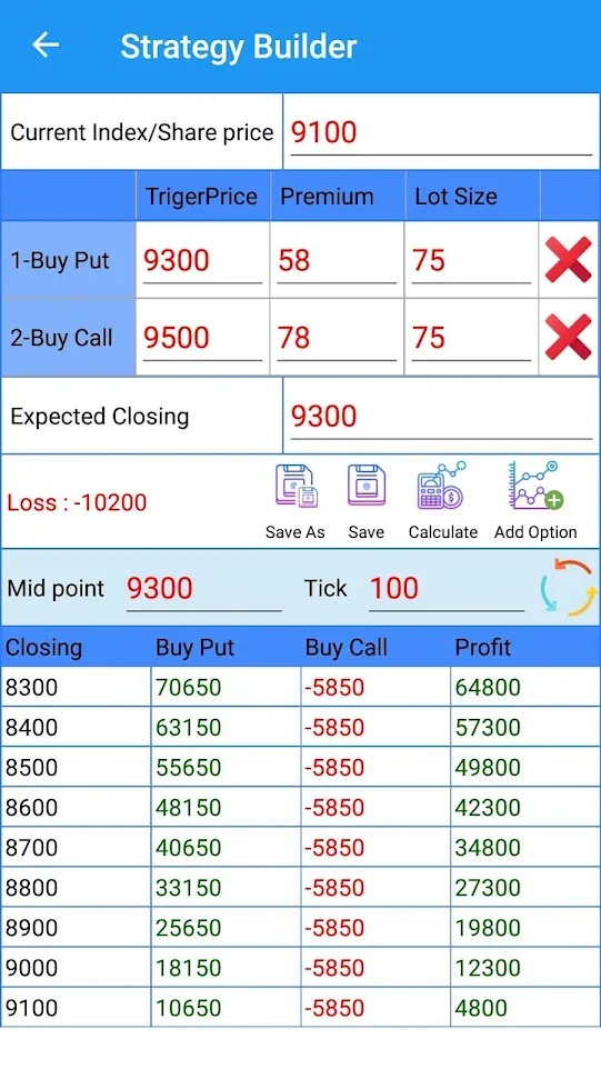 Future and Option strategy Ana | Indus Appstore | Screenshot