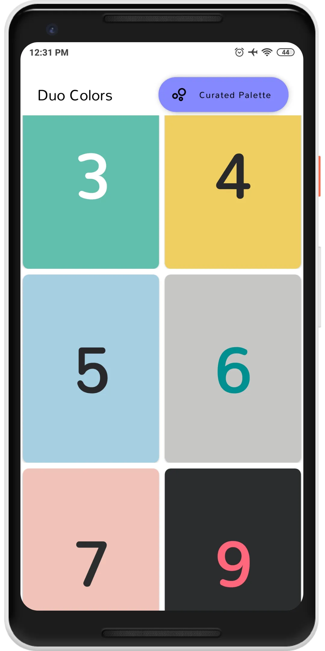 Material Design Color Palettes | Indus Appstore | Screenshot