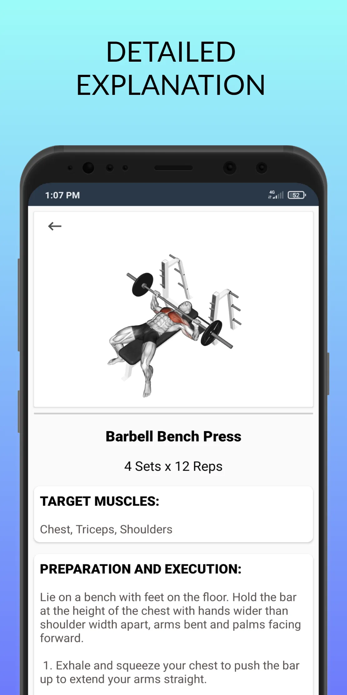 Gym Workout Offline Exercises | Indus Appstore | Screenshot