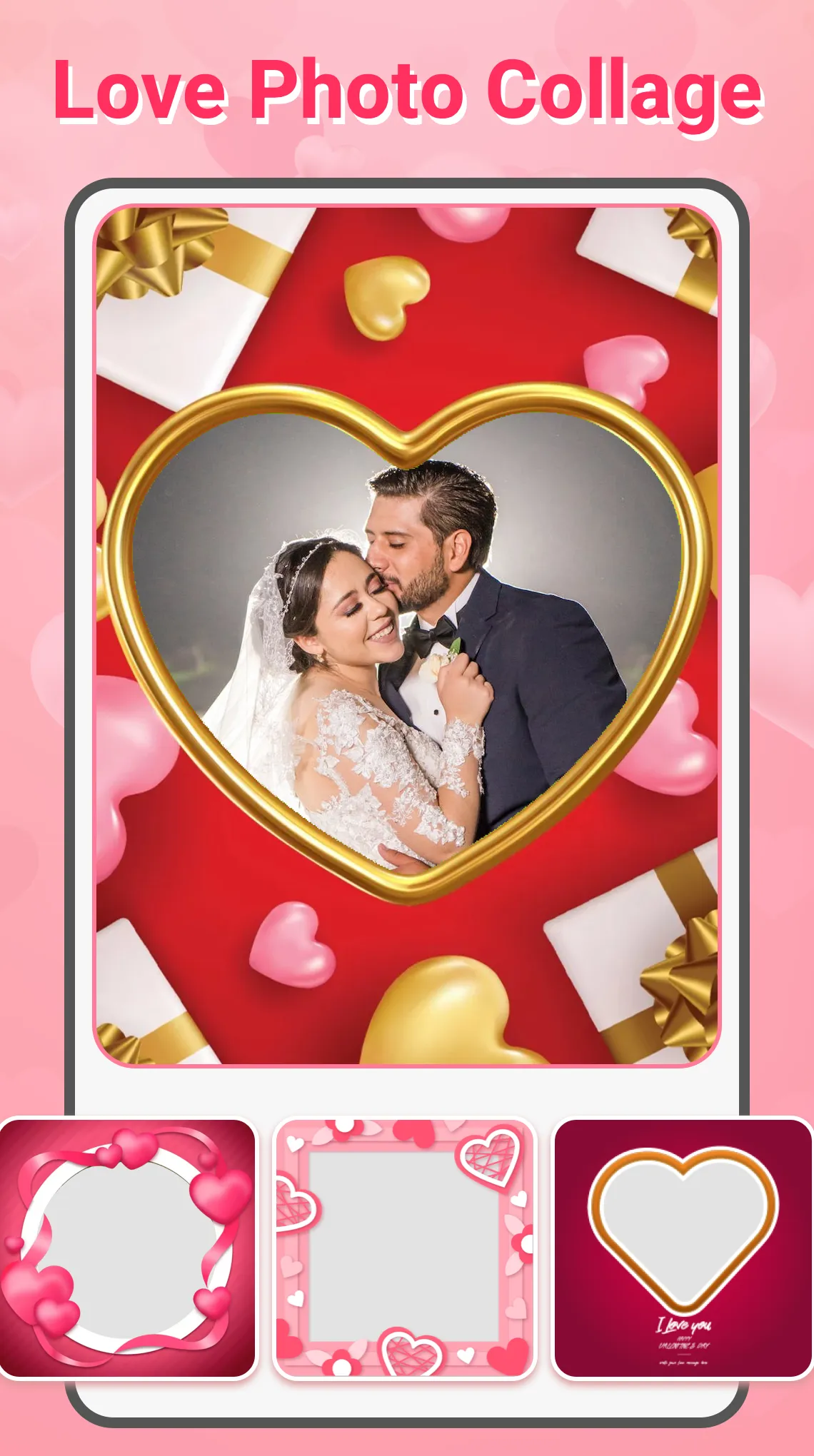 Photo Frame Maker Collage Love | Indus Appstore | Screenshot