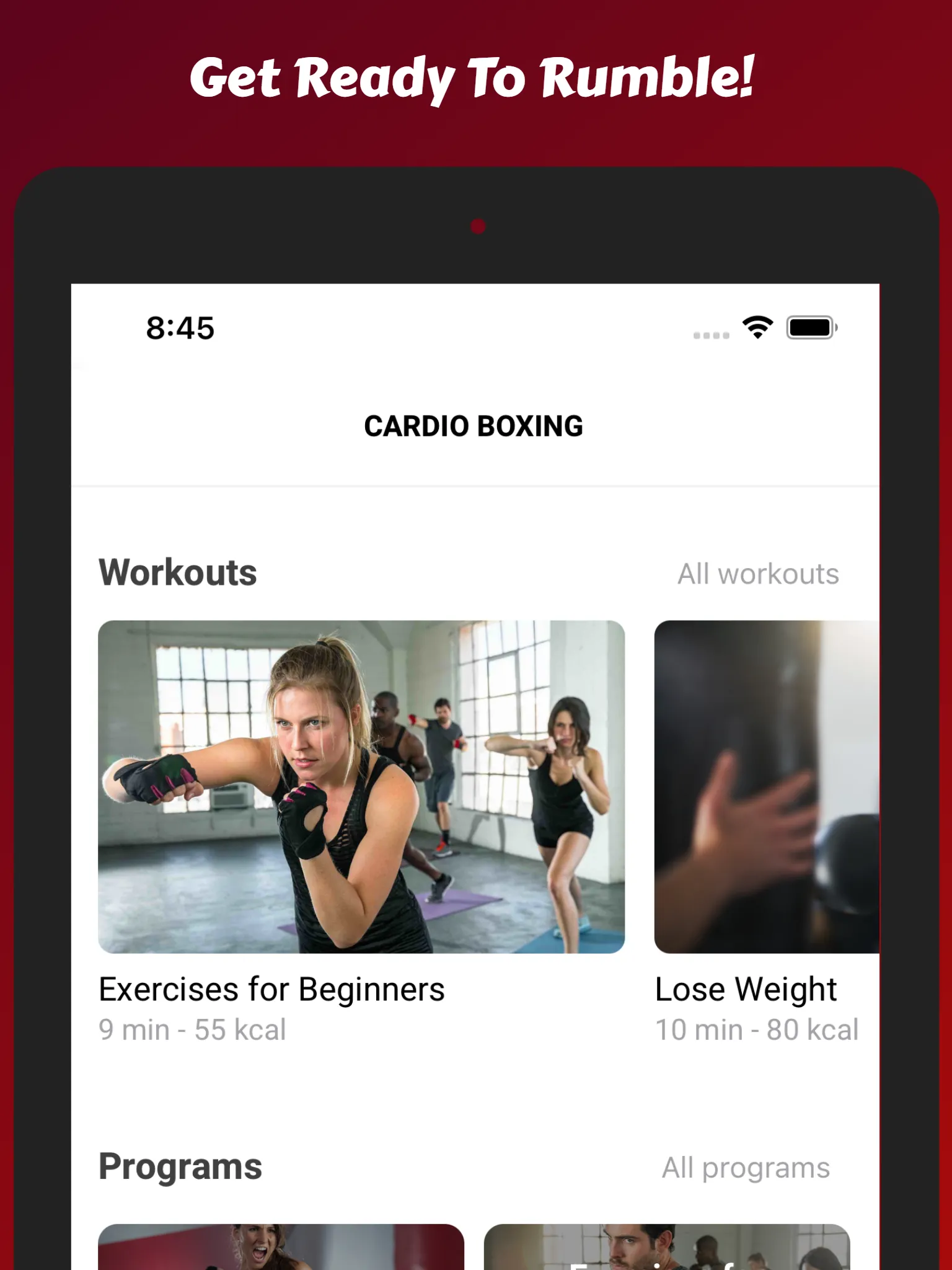 Cardio Boxing Workout | Indus Appstore | Screenshot