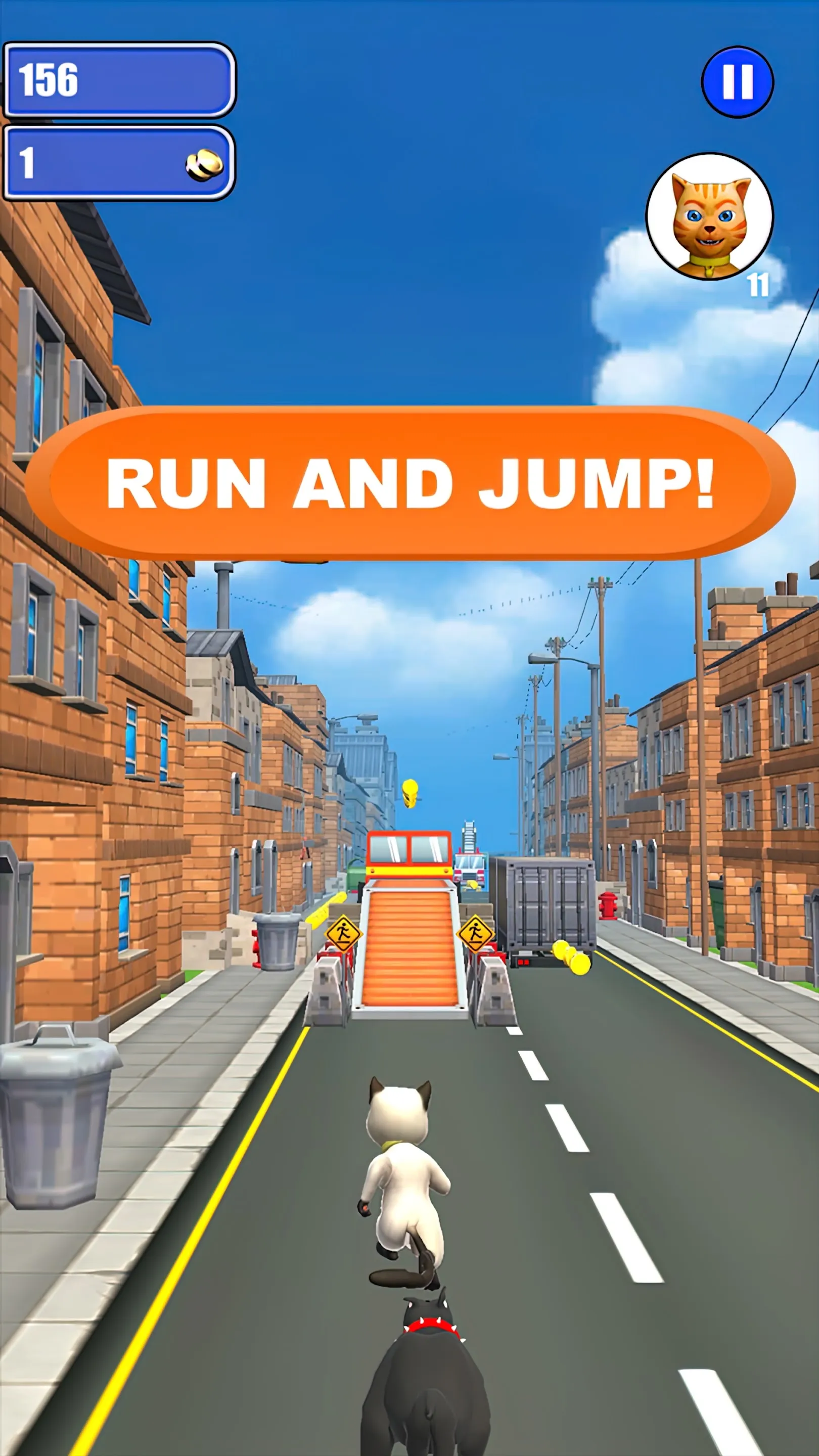 Cat Leo Run - Talking Cat Run | Indus Appstore | Screenshot