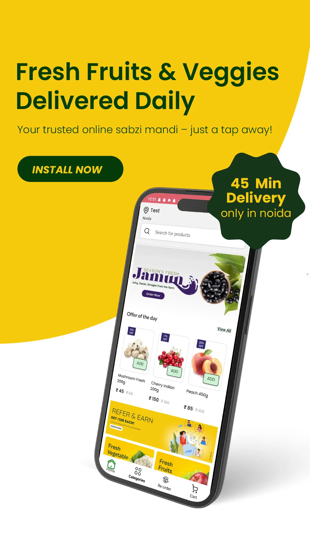 The Fresh Tokri: Fruits & Veg | Indus Appstore | Screenshot