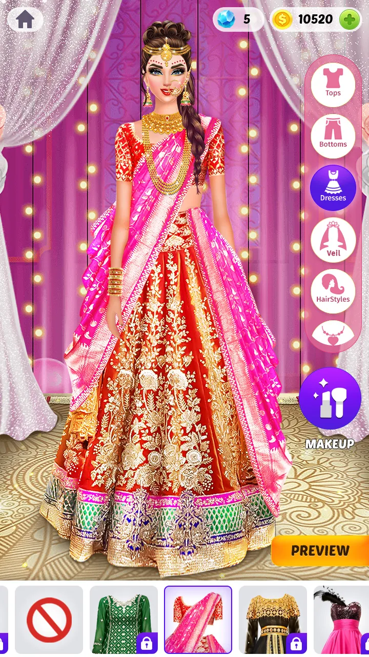 Indian Wedding Makeup Games | Indus Appstore | Screenshot