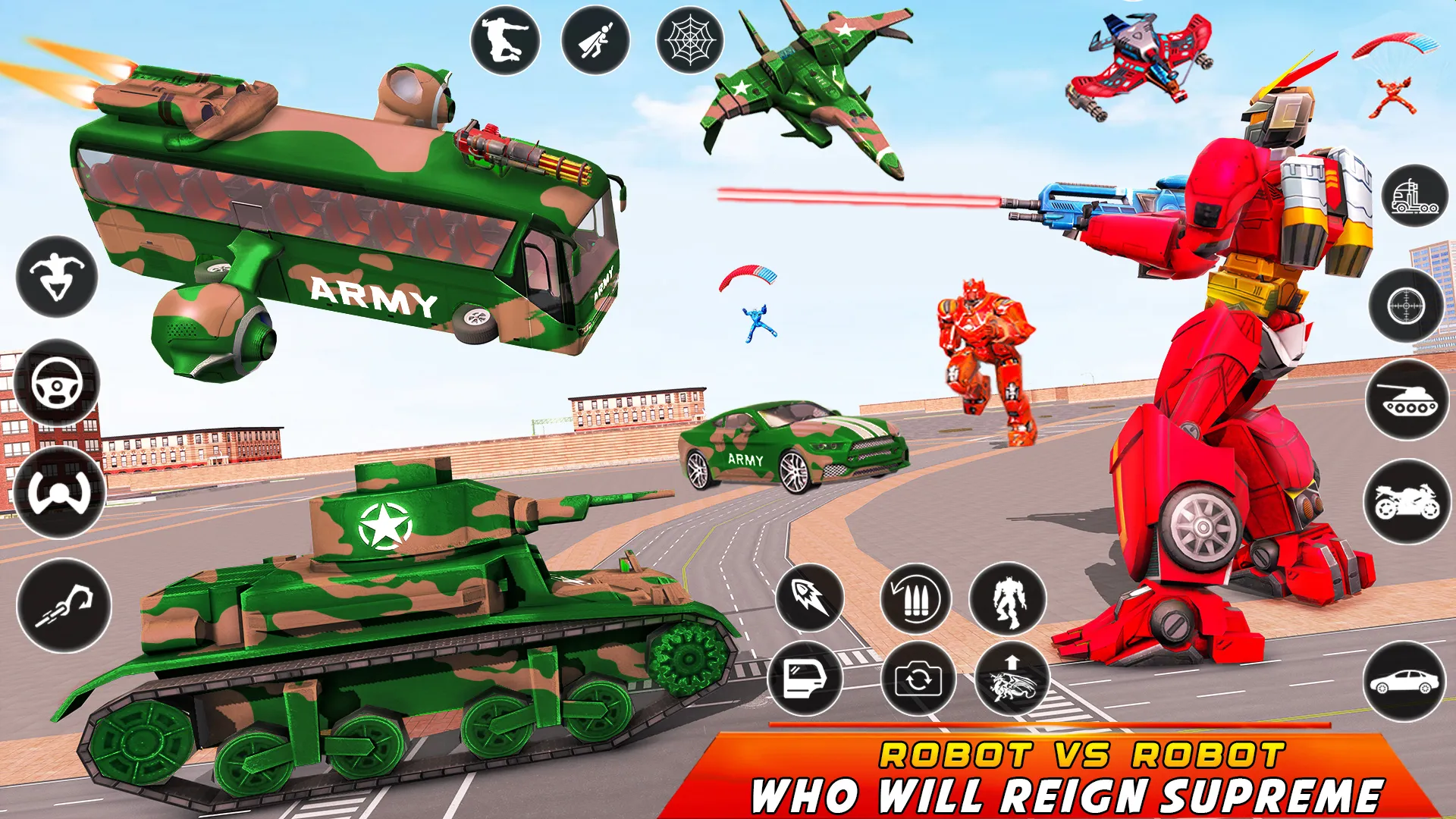 Army Bus Robot Car Game 3d | Indus Appstore | Screenshot