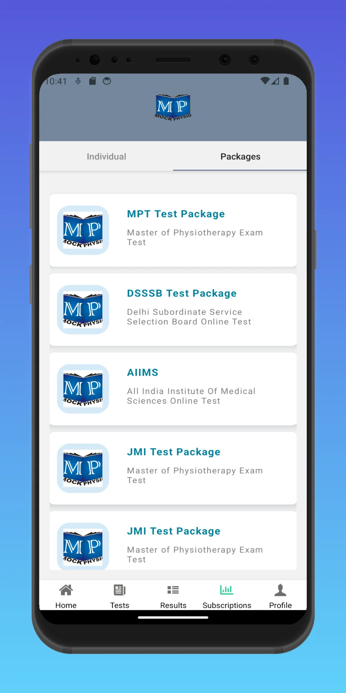 MockPhysio | Indus Appstore | Screenshot