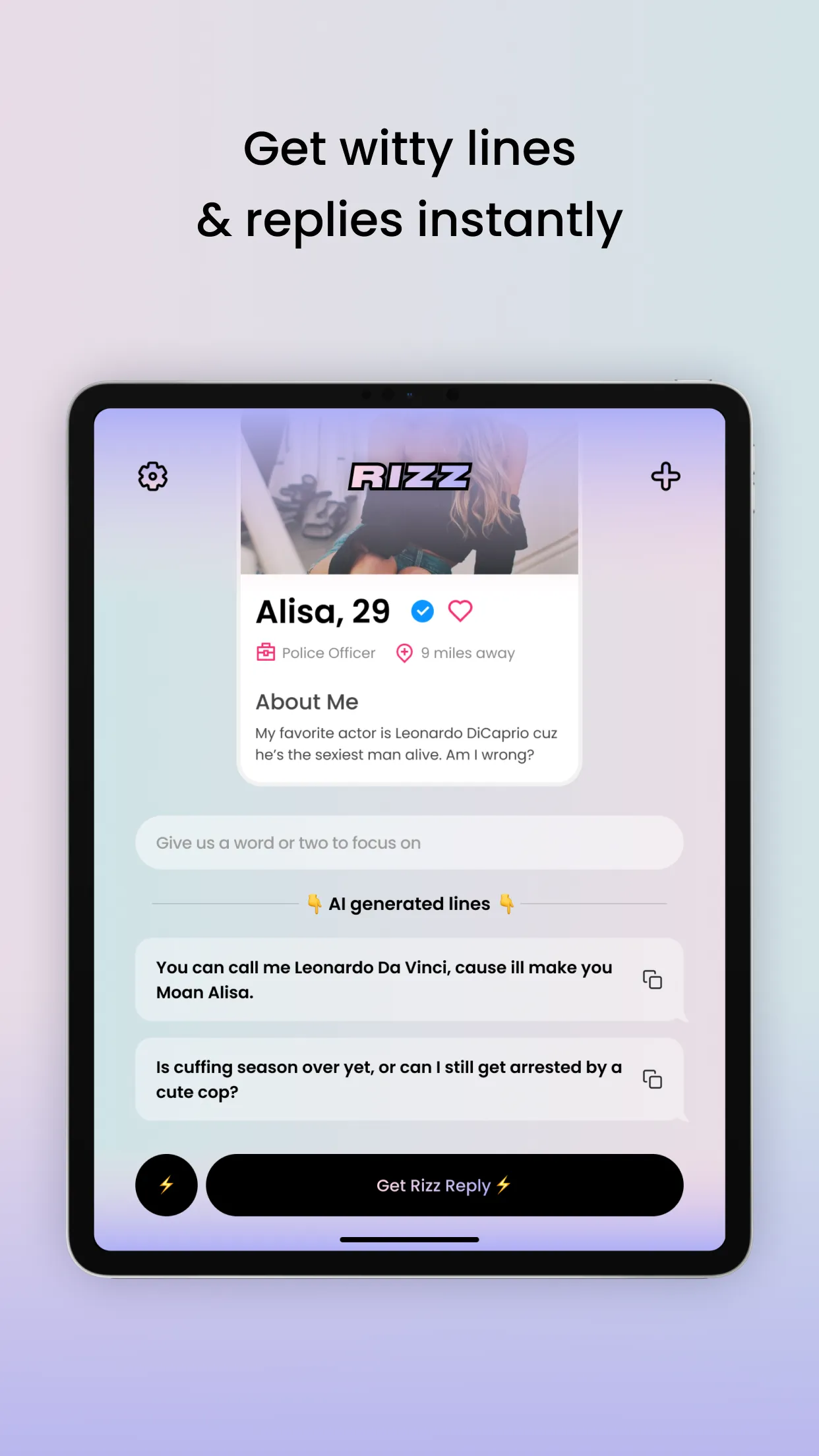 RIZZ | Indus Appstore | Screenshot