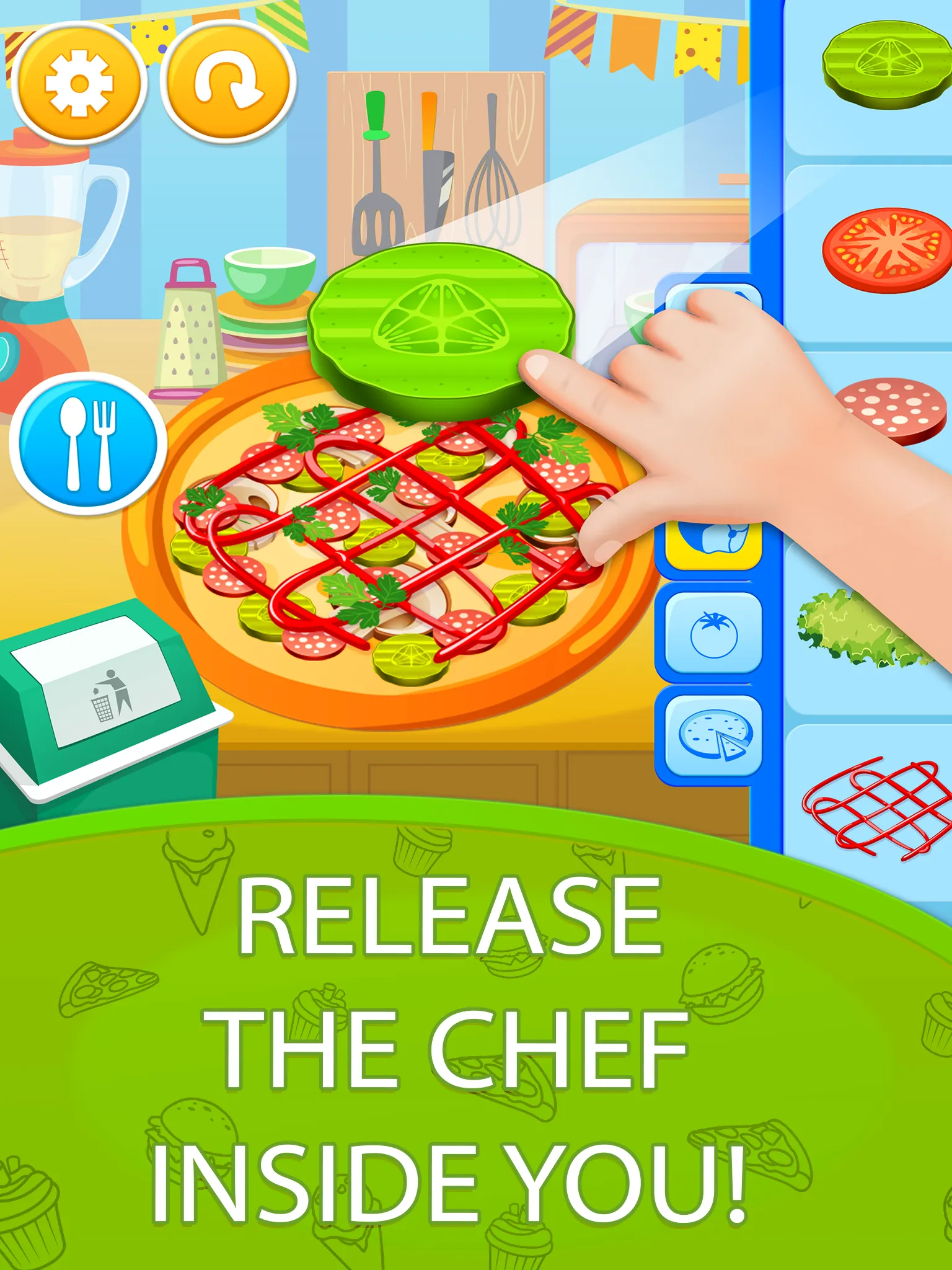 Baby kitchen game Burger Chef | Indus Appstore | Screenshot