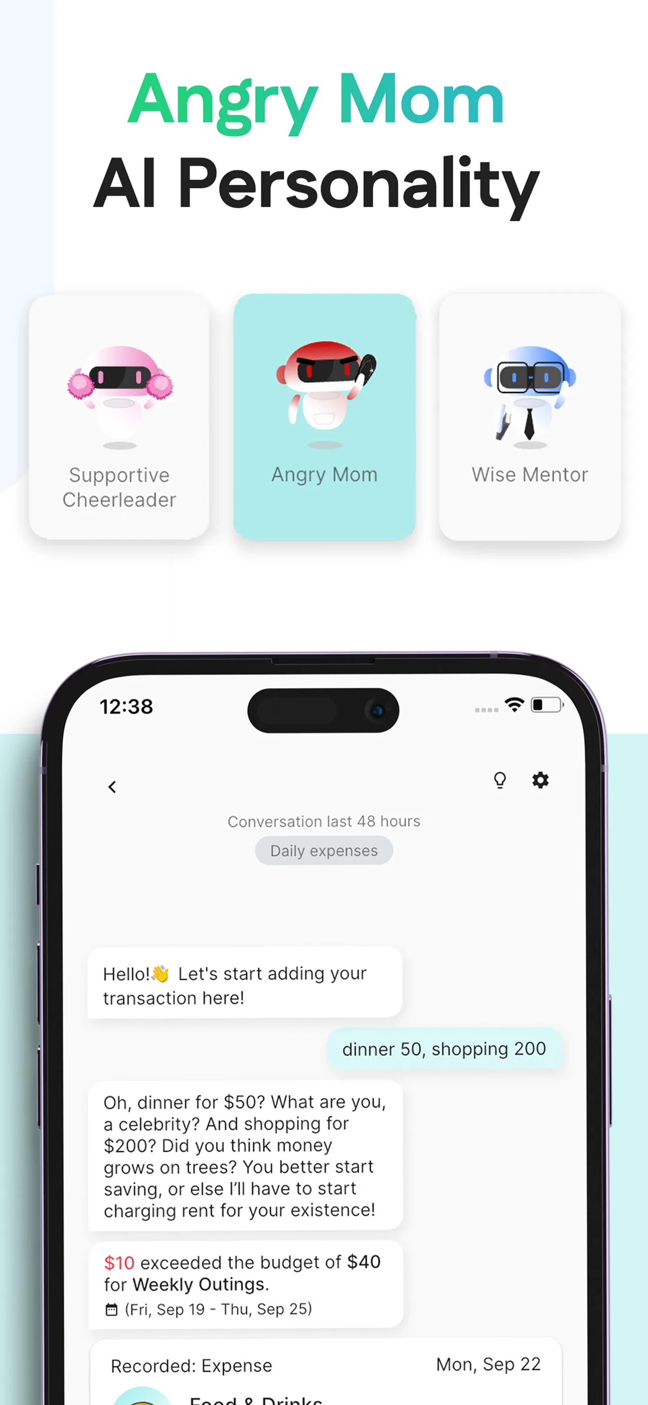Rolly: AI Budget Money Tracker | Indus Appstore | Screenshot