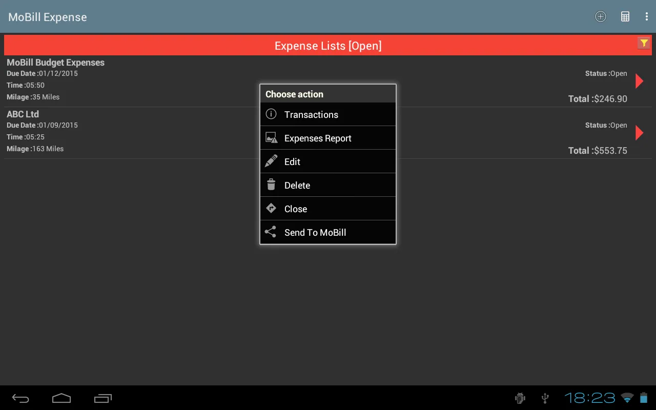 MoBill Business Expenses | Indus Appstore | Screenshot