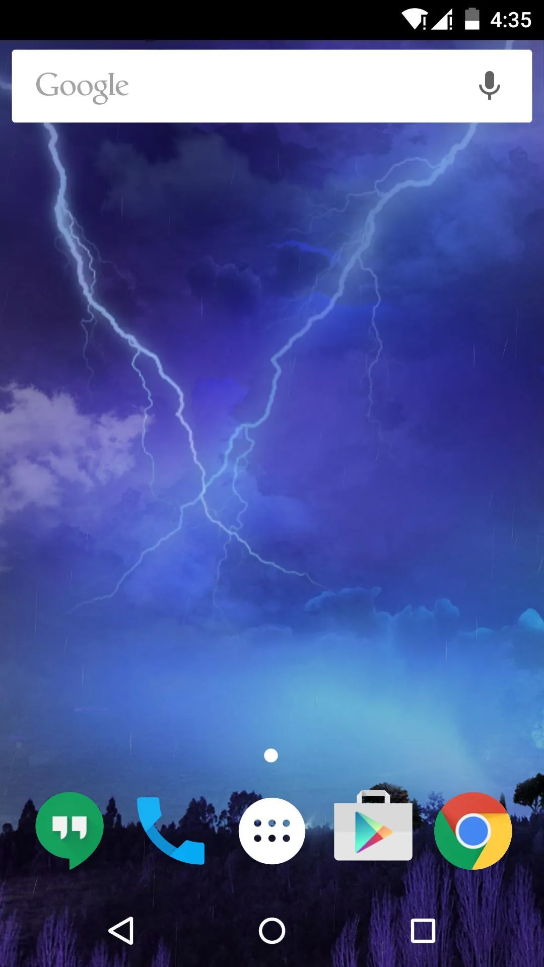 Lightning Storm Live Wallpaper | Indus Appstore | Screenshot