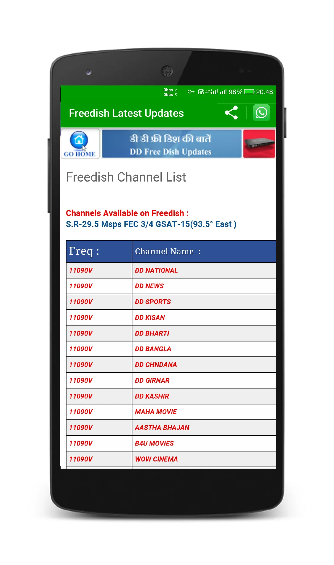 Freedish Updates | Indus Appstore | Screenshot