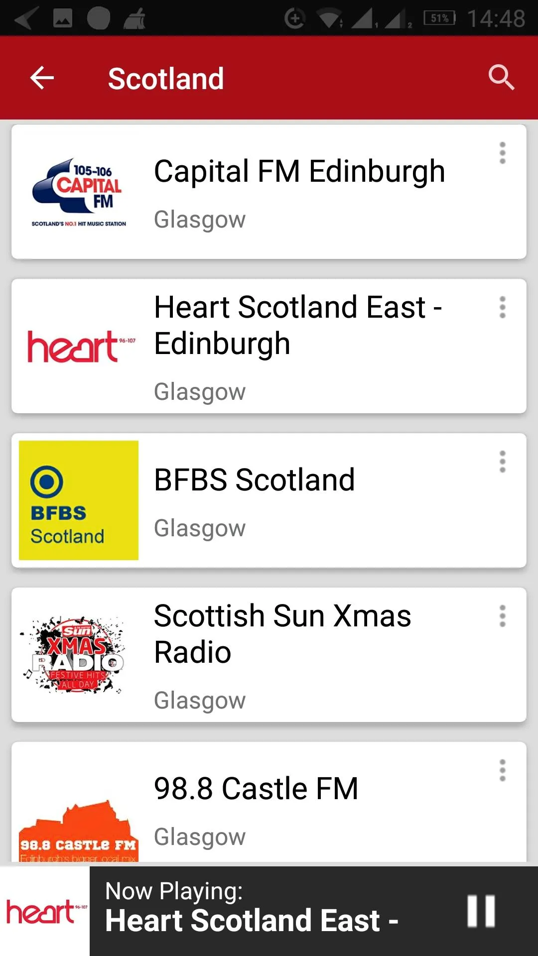 Scotland Radio Stations | Indus Appstore | Screenshot