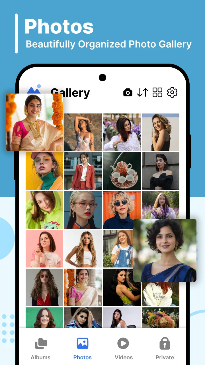 Gallery - Photo Gallery, Vault | Indus Appstore | Screenshot