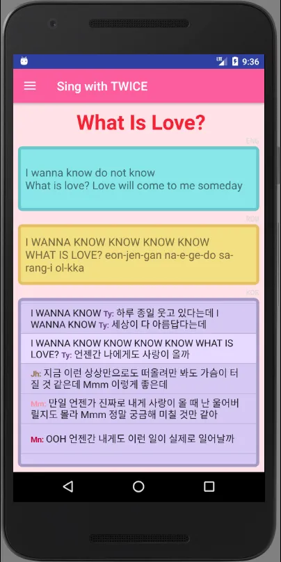 Sing with TWICE | Indus Appstore | Screenshot