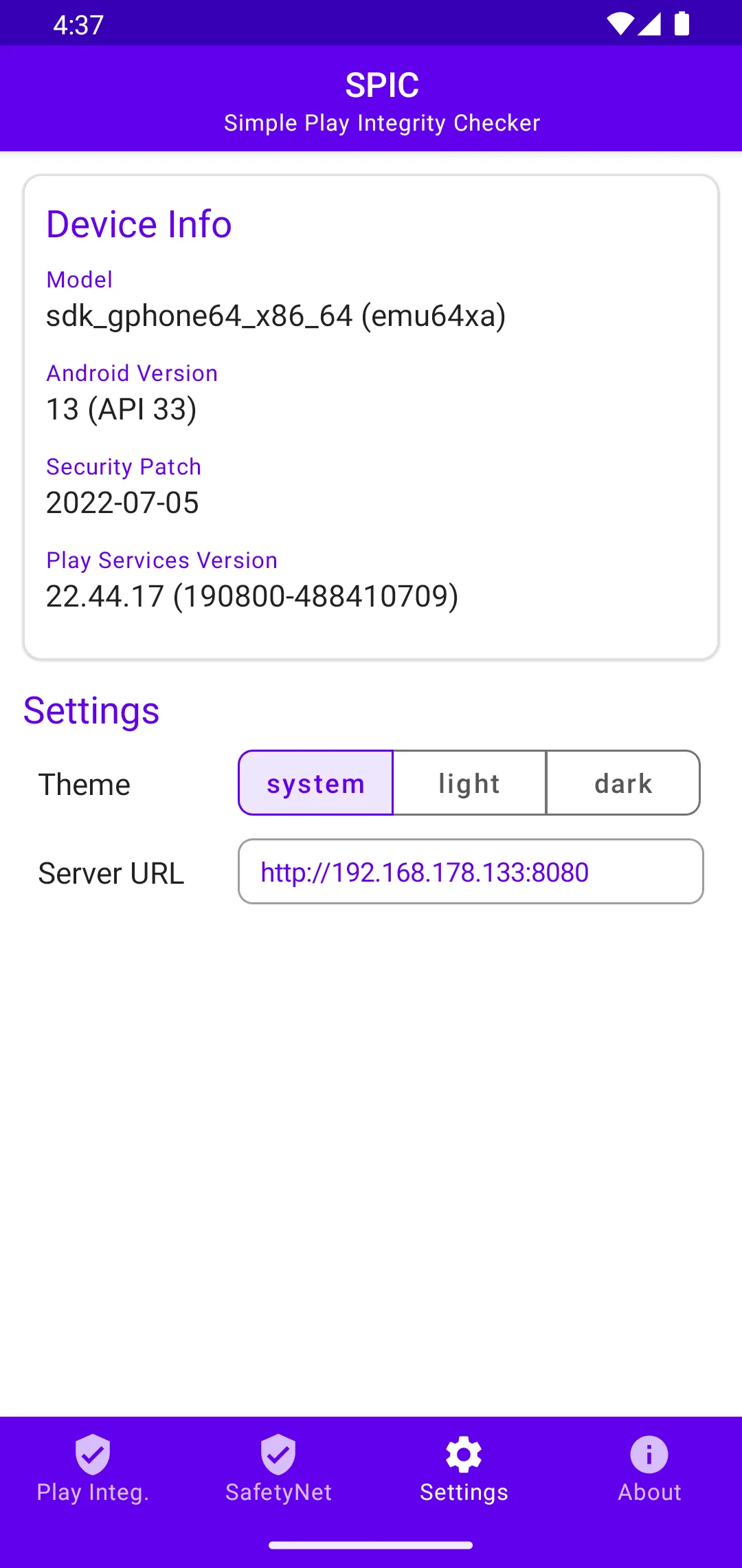 SPIC - Play Integrity Checker | Indus Appstore | Screenshot