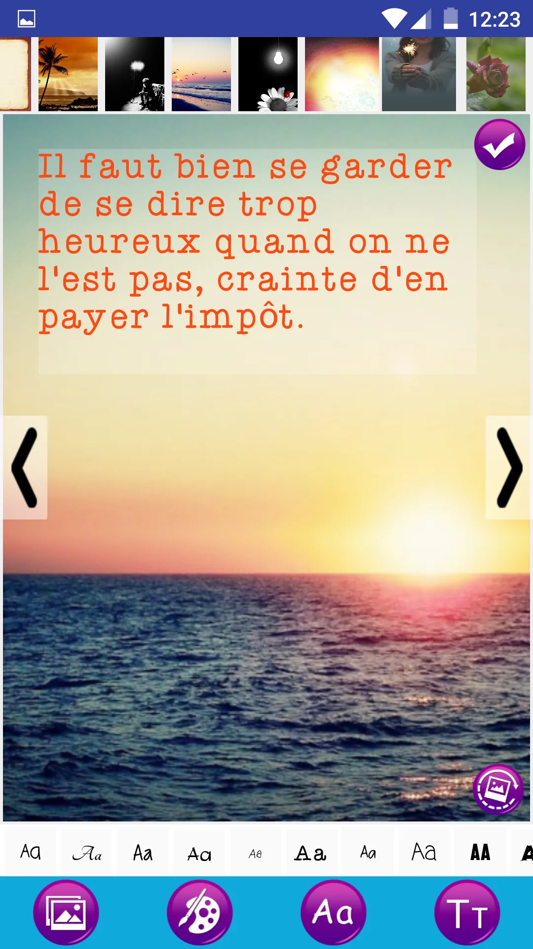 Citations sur la vie Proverbes | Indus Appstore | Screenshot